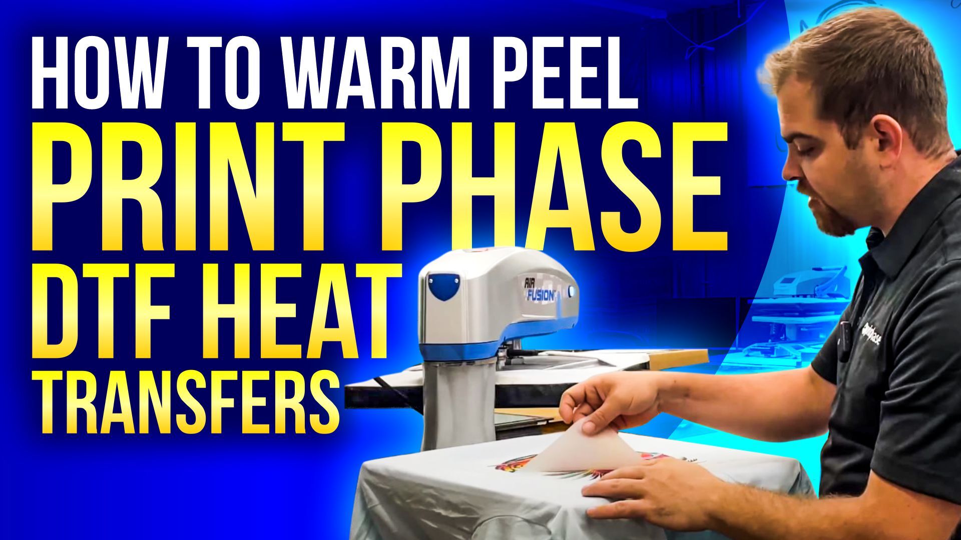 DTF Warm Peel Application Instructions