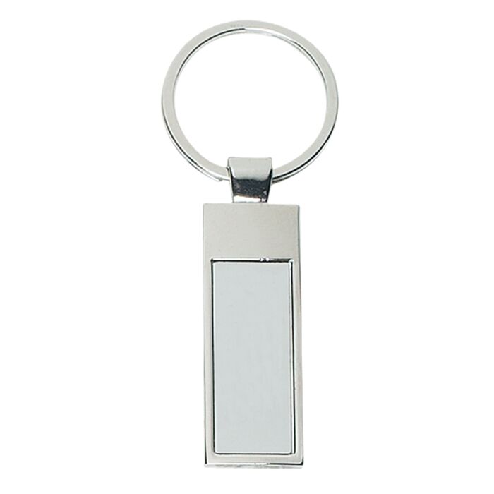 Rectangle Metal Key Tag Thumbnail