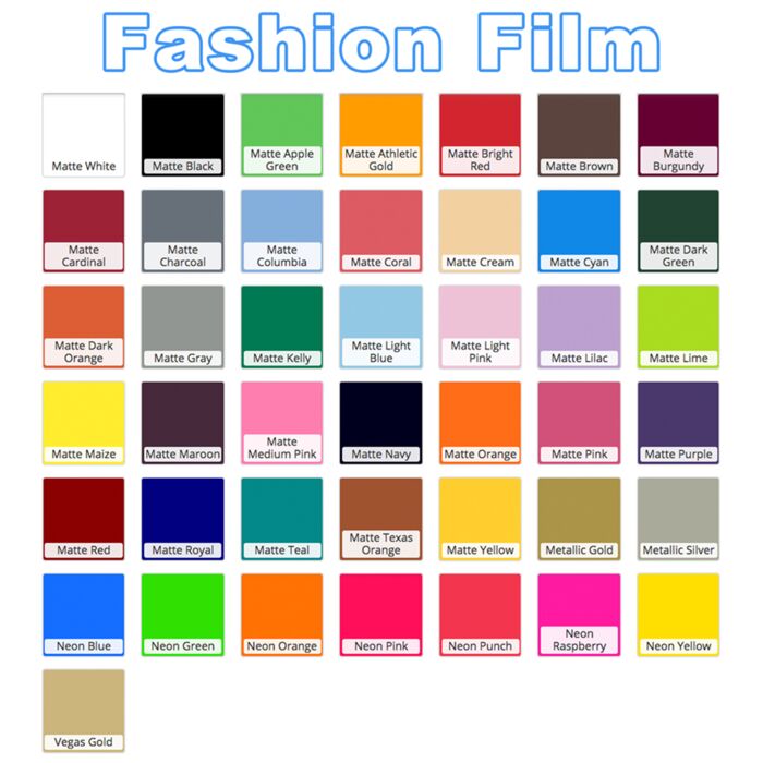 Fashion Film Transfer Vinyl  Thumbnail