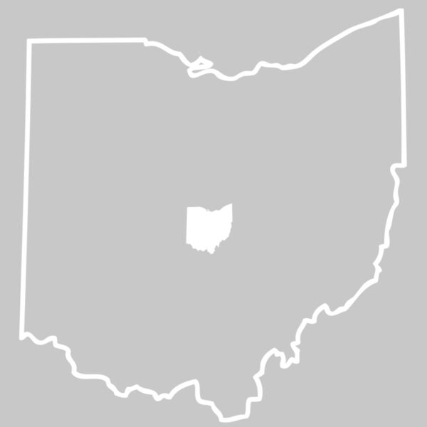 Ohio Heart  White  Thumbnail