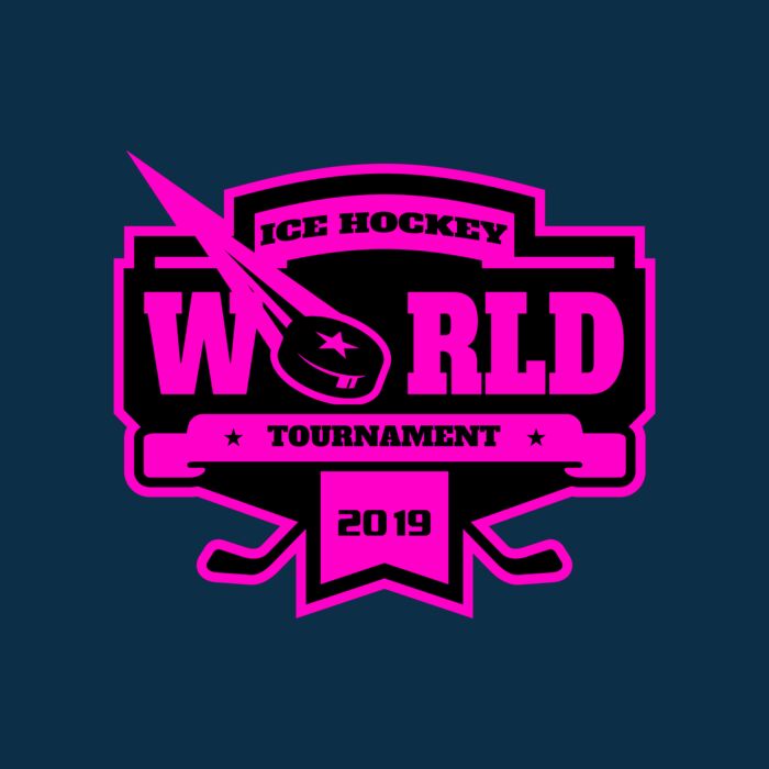 World Ice Hockey Tournament logo template Thumbnail