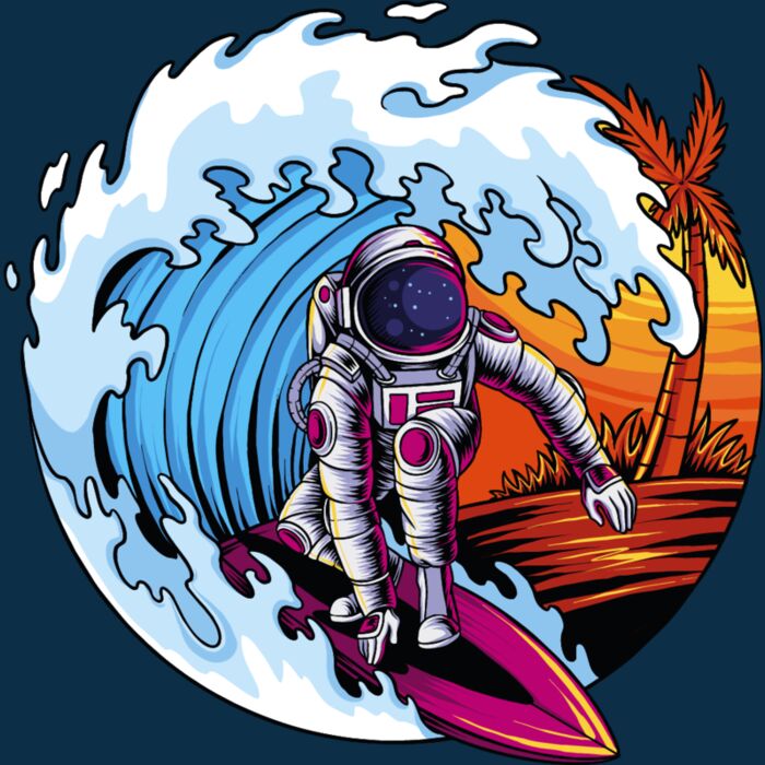 Astronaut Surfer Thumbnail